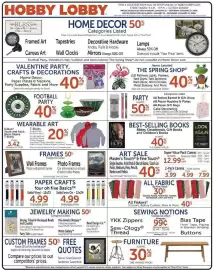 Hobby Lobby weekly ad week 3 Page 1
