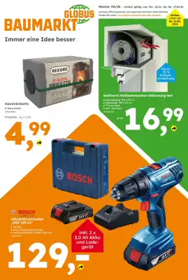 Globus Baumarkt Prospekt (gültig bis 17-01)