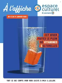 Catalogue E.Leclerc Espace Culturel page 1
