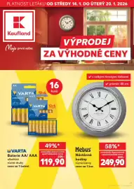 Kaufland leták týden 3 Strana 1