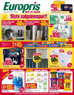 Europris kundeavis (gyldig til 18-01)