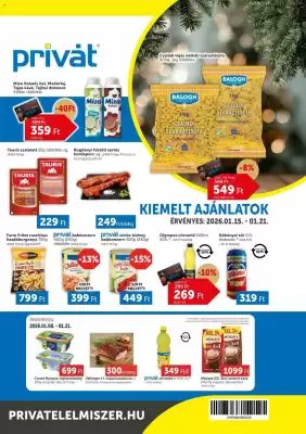 PRIVÁT akciós újság (érvényes eddig: 21-01)