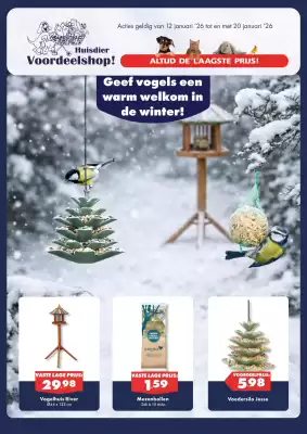 Huisdier Voordeelshop folder (geldig t/m 20-01)