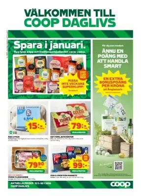 Coop Daglivs reklamblad (giltig till och med 19-01)