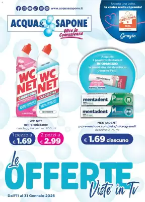 Volantino Acqua & Sapone