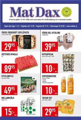 Matdax reklamblad (giltig till och med 18-01)