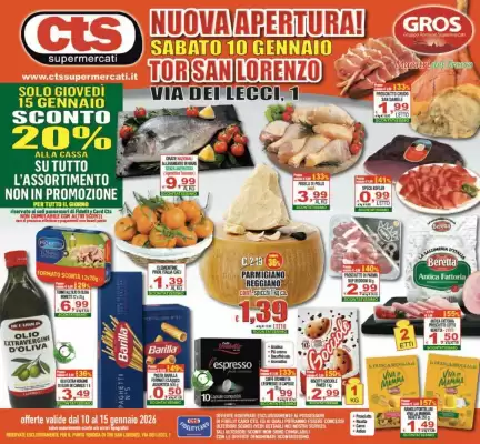 Volantino CTS Supermercati (valido fino al 15-01)