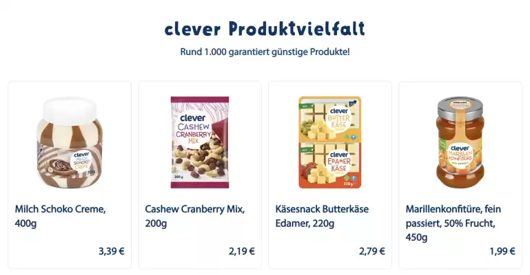 Clever Flugblatt (gültig bis 18-01)