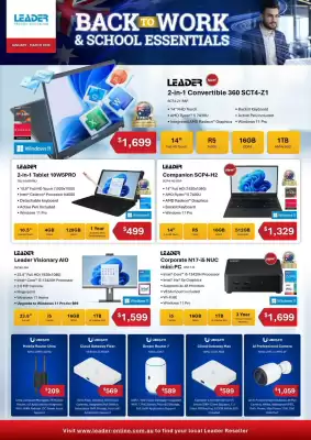 Leader Computers catalogue (valid until 31-03)