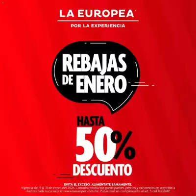 Catálogo La Europea (válido hasta 31-01)