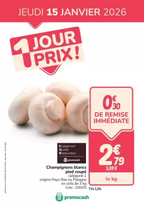 Catalogue Promocash (valable jusqu'au 15-01)