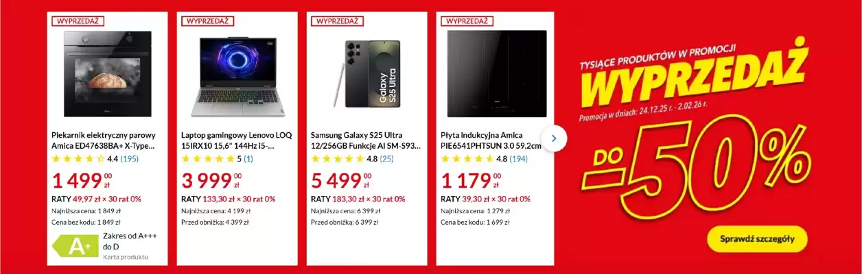 RTV EURO AGD gazetka (ważność do 2-02)