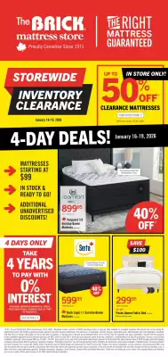 The Brick flyer (valid until 29-01)