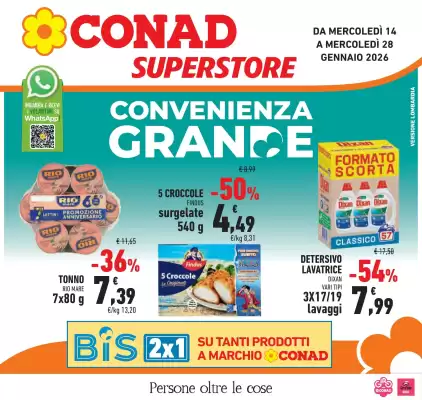 Volantino Conad Superstore (valido fino al 28-01)