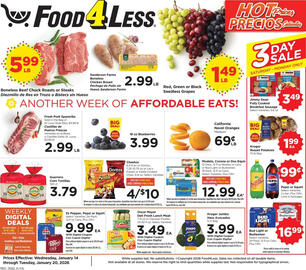 Food 4 Less weekly ad week 3 Page 1
