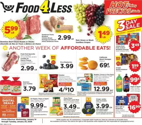 Food 4 Less weekly ad