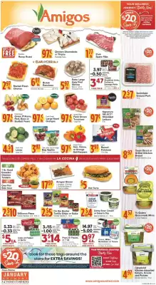 Amigos United weekly ad (valid until 20-01)