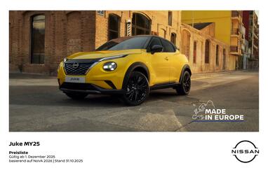 Nissan Flugblatt | Juke Seite 1