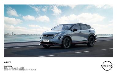 Nissan Flugblatt | Ariya Seite 1