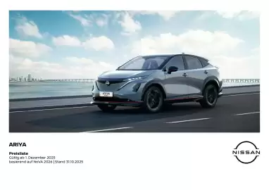 Nissan Flugblatt | Ariya Seite 1