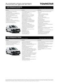 Nissan Flugblatt | Townstar Kastenwagen Seite 2