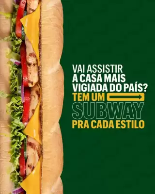 Catálogo Subway (válido até 18-01)