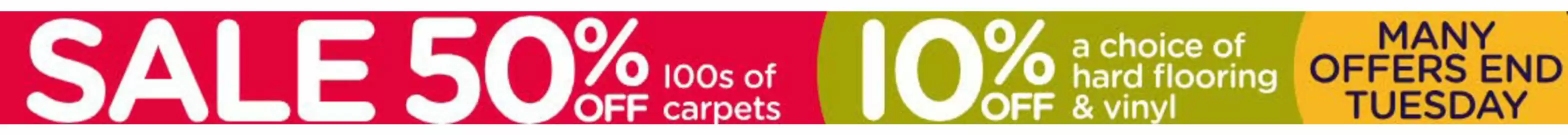 Carpetright leaflet Page 1