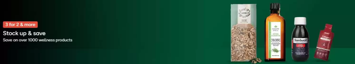 Holland & Barrett leaflet Page 1