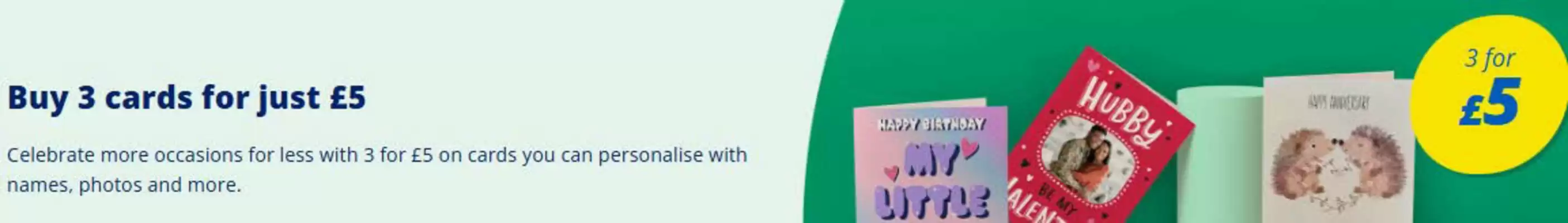 Card Factory leaflet (valid until 28-01)