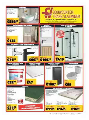 Bouwcenter Frans Vlaeminck folder (geldig t/m 31-01)