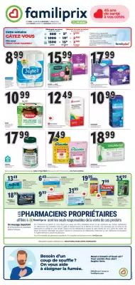 Familiprix flyer (valid until 21-01)