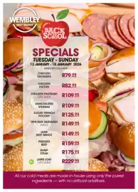 The Wembley Meat Market catalogue week 3 Page 1