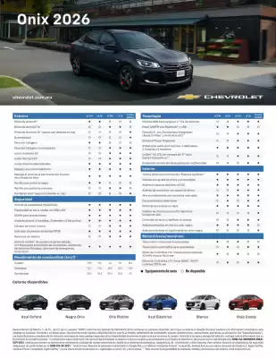 Catálogo Chevrolet (válido hasta 31-12)
