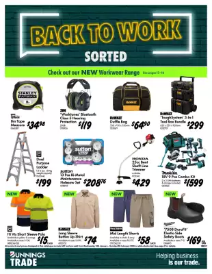 Bunnings catalogue (valid until 8-02)