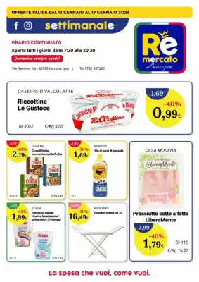 Volantino Re Mercato Lucrezia (valido fino al 19-01)
