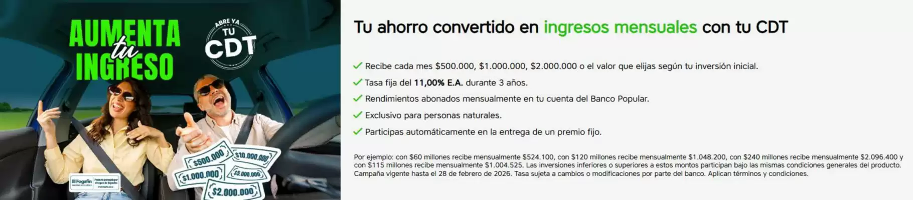 Catálogo Banco Popular (válido hasta 28-02)