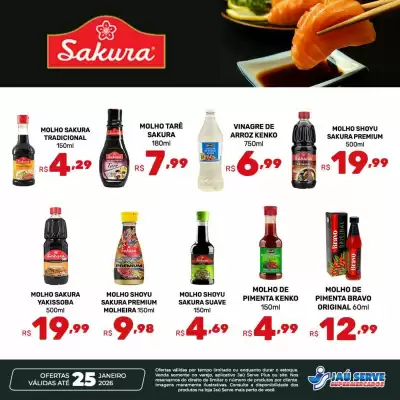 Catálogo Supermercados Jau Serve (válido até 25-01)
