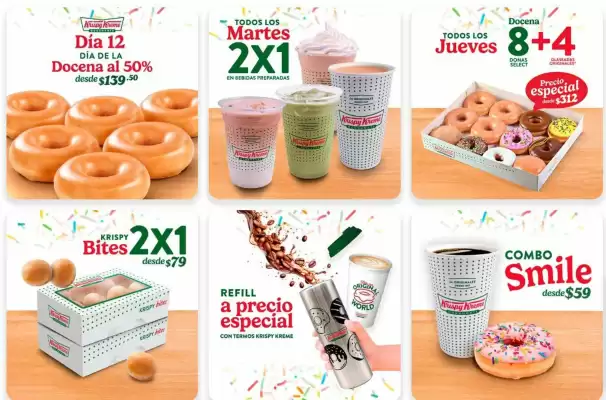 Catálogo Krispy Kreme (válido hasta 31-01)