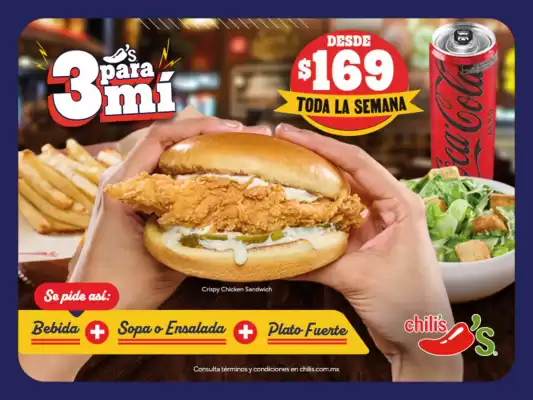 Catálogo Chili's (válido hasta 31-12)