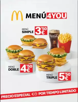 Folleto McDonald's (válido hasta el 23-01)