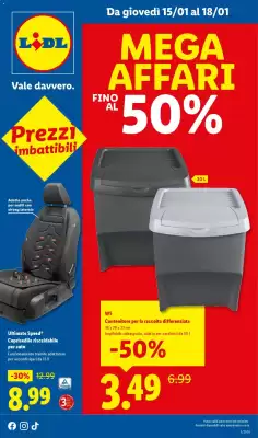 Volantino Lidl (valido fino al 18-01)