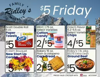 Ridley's Family Markets weekly ad week 3 Page 1