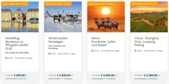 Gruber Reisen Flugblatt Seite 2