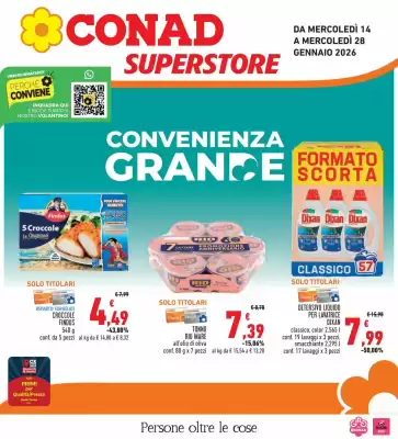 Volantino Conad Superstore (valido fino al 28-01)