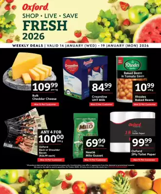 Oxford Freshmarket catalogue (valid until 19-01)