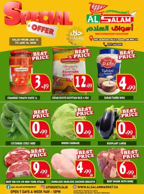 Al-Salam Supermarket flyer (valid until 19-01)