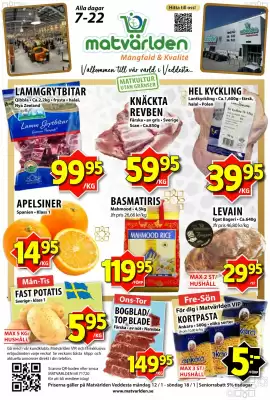 Matvärlden Tensta reklamblad