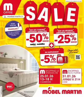 Catalogue Möbel Martin (valable jusqu'au 31-01)