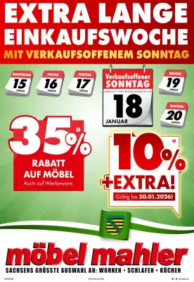 Möbel Mahler Katalog (gültig bis 20-01)