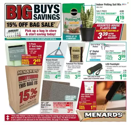 Menards weekly ad